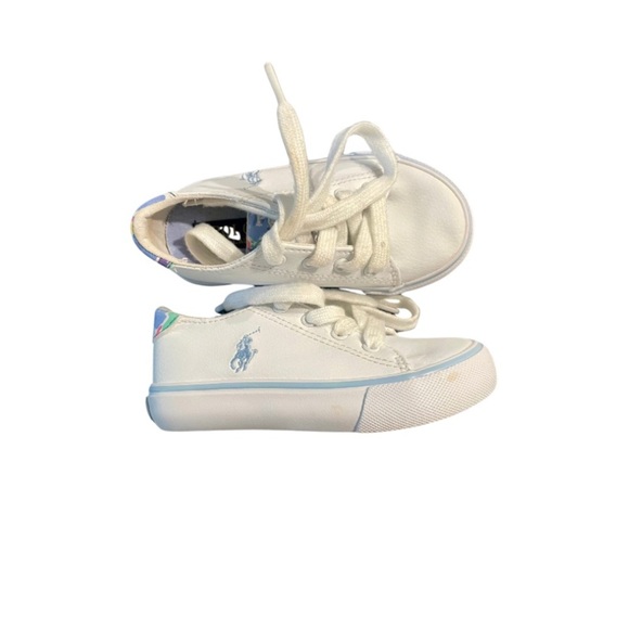 Polo Ralph Lauren sneakers toddler girl size 7/15.5cm - Picture 4 of 8